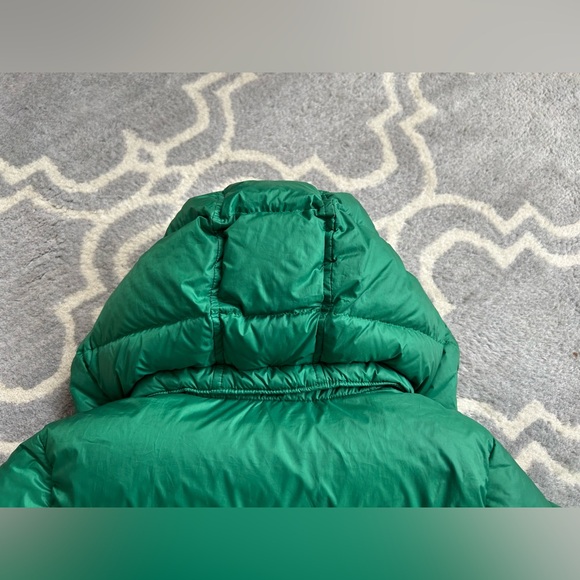 Burberry Kids Green Detachable Hood Down-filled Puffer Coat Size 6 - Picture 11 of 14